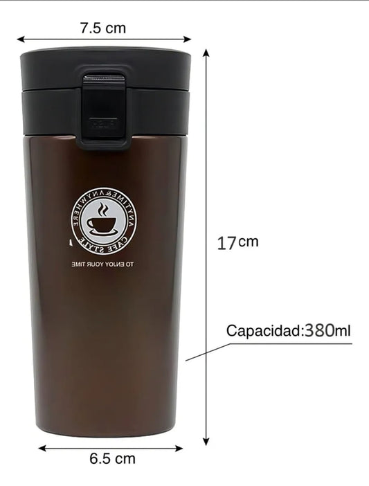 Termo de acero 380 ml