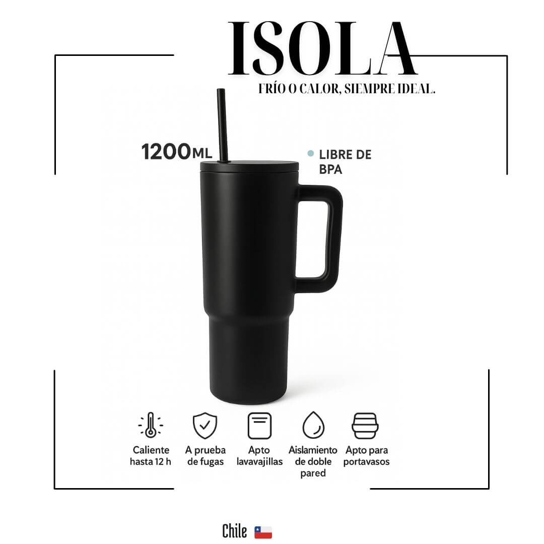 ISOLA™ – Vaso Térmico Premium 1200 ml