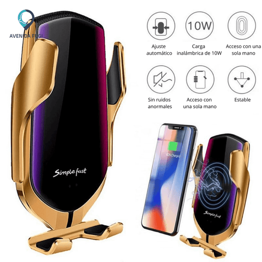 AutoGrip Max - Mantén tu celular visible y cargado en cada viaje