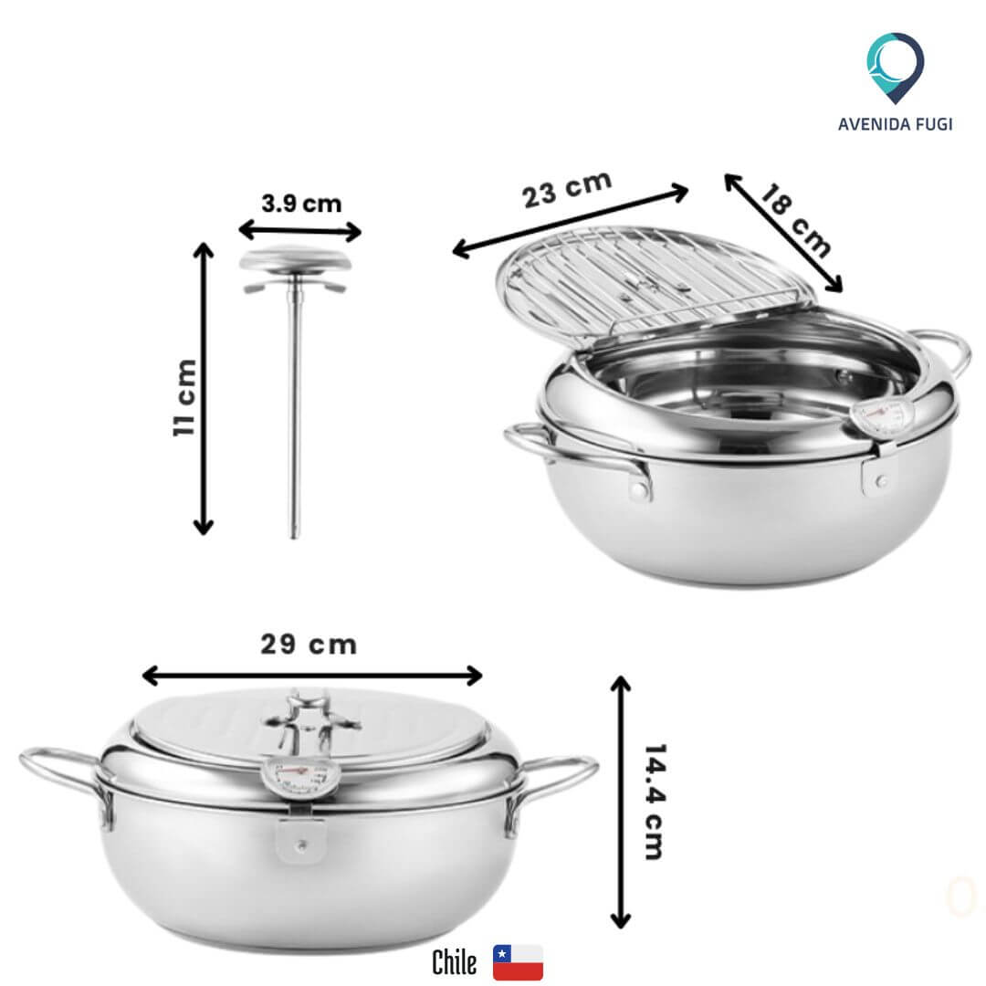 FryMaster Inox - Frituras perfectas con termómetro integrado