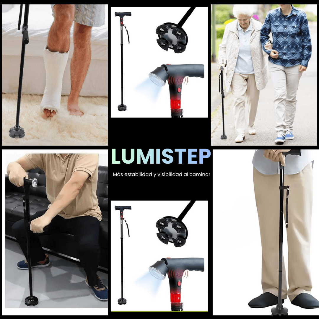 LumiStep - Estabilidad y visibilidad al caminar